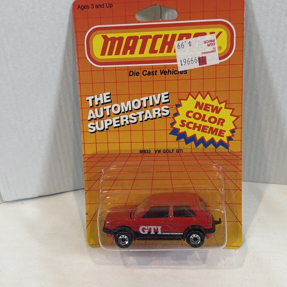 Vintage Matchbox Lot Porsche Turbo Mazda RX7 VW Golf GTI Carded 80s - Picture 11 of 14